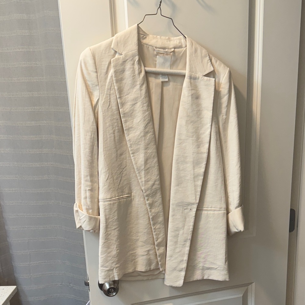 H&M Off-White Blazer